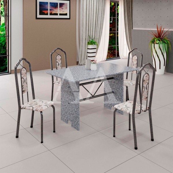 CJ MESA 4C SOMA BIANCA 120X75 RETANGULAR ARABESCO PRATA GRANITO OCRE CJ MESA 4C SOMA BIANCA 120X75 RETANGULAR ARABESCO PRATA GRANITO OCRE