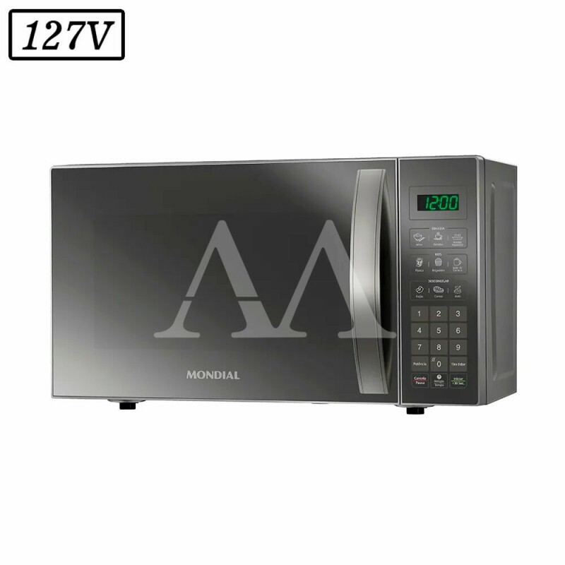 FORNO MICROONDAS MONDIAL MO0121E 21L 127V PRATA COBRE ESPELHADO FORNO MICROONDAS MONDIAL MO0121E 21L 127V PRATA COBRE ESPELHADO