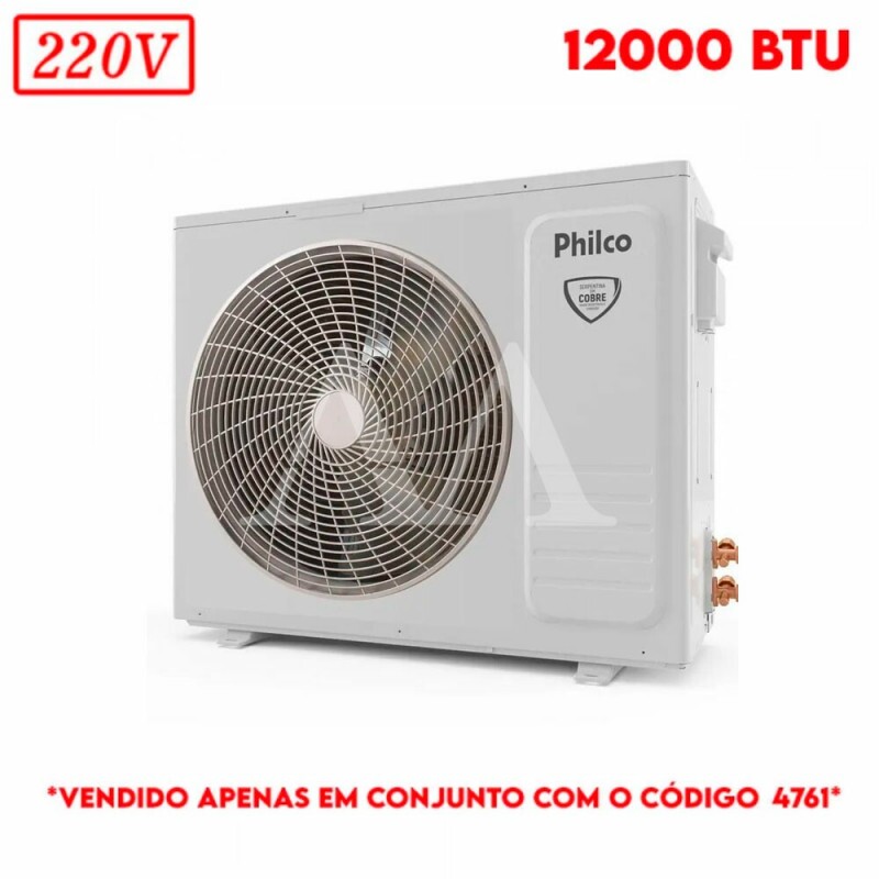 AR CONDICIONADO CONDENSADOR PHILCO SPLIT HI WALL ECO INVERTER PAC12FB 12000 BTU 220V AR CONDICIONADO CONDENSADOR PHILCO SPLIT HI WALL ECO INVERTER PAC12FB 12000 BTU 220V
