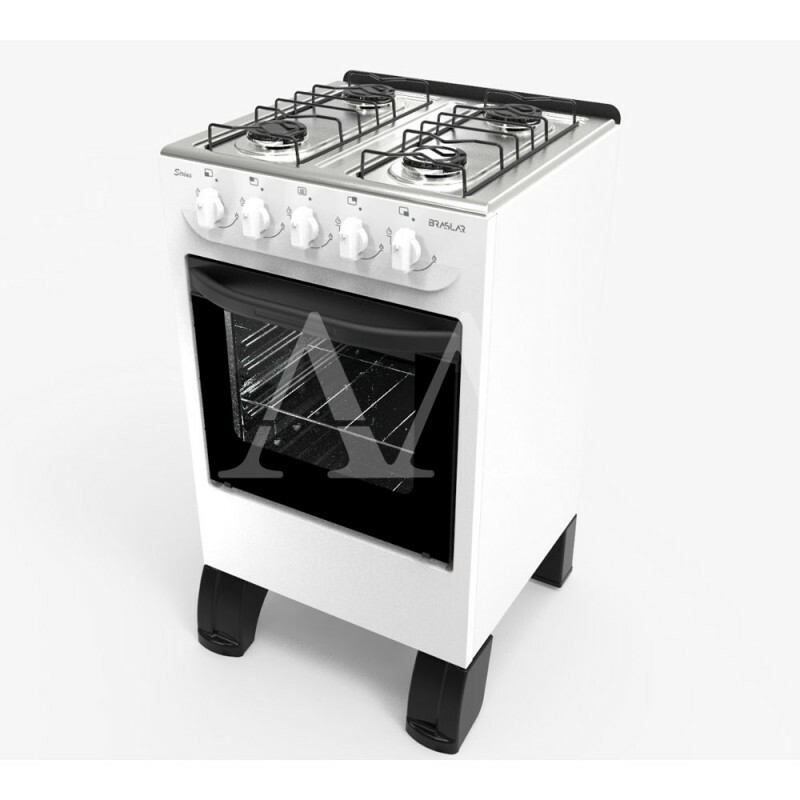 FOGAO 4B BRASLAR NEW SIRIUS SIMPLES S/ TAMPO BRANCO FOGAO 4B BRASLAR NEW SIRIUS SIMPLES S/ TAMPO BRANCO
