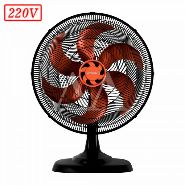 VENTILADOR VENTISOL MESA 50CM 6 PAS 3 VEL 220V BRONZE VENTILADOR VENTISOL MESA 50CM 6 PAS 3 VEL 220V BRONZE