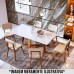 MESA IMCAL WOOD 1.8 C/ VIDRO RETANGULAR OFF WHITE/NATURE MESA IMCAL WOOD 1.8 C/ VIDRO RETANGULAR OFF WHITE/NATURE