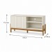 RACK BANCADA MOBLER NEW AURORA PEROLA METALIZADO/CANELA RACK BANCADA MOBLER NEW AURORA PEROLA METALIZADO/CANELA