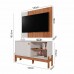 COMBO RACK PAINEL MOBLER 1.2 WOOD PEROLA METALIZADO/CINAMOMO MEL COMBO RACK PAINEL MOBLER 1.2 WOOD PEROLA METALIZADO/CINAMOMO MEL