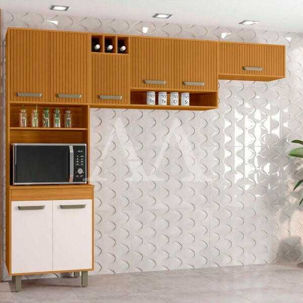 COZINHA POLIMAN COMPACTA MALTA FREIJO/OFF ACETINADO COZINHA POLIMAN COMPACTA MALTA FREIJO/OFF ACETINADO