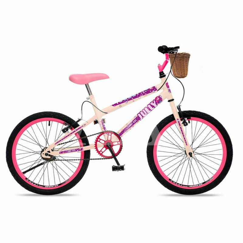 BICICLETA COLLI JULLY ARO 20 S/MARCHA C/CESTO BEGE BICICLETA COLLI JULLY ARO 20 S/MARCHA C/CESTO BEGE