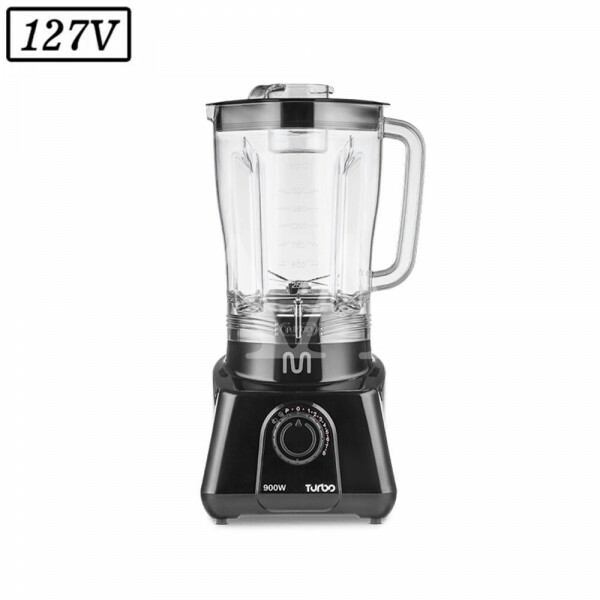 LIQUIDIFICADOR MULTILASER TURBO LQ901 900W 8 VEL 127V PRETO LIQUIDIFICADOR MULTILASER TURBO LQ901 900W 8 VEL 127V PRETO