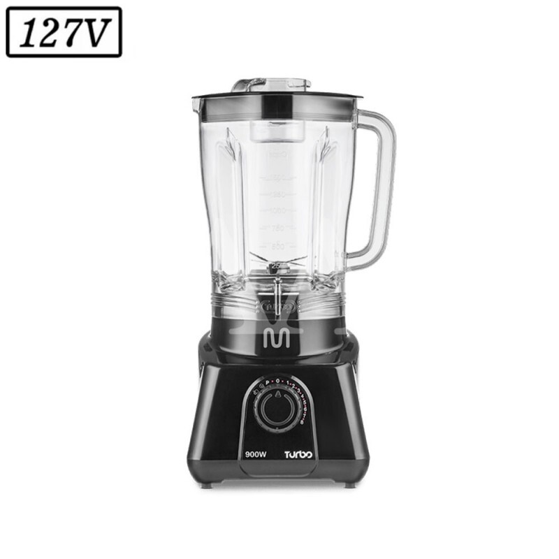 LIQUIDIFICADOR MULTILASER TURBO LQ901 900W 8 VEL 127V PRETO LIQUIDIFICADOR MULTILASER TURBO LQ901 900W 8 VEL 127V PRETO