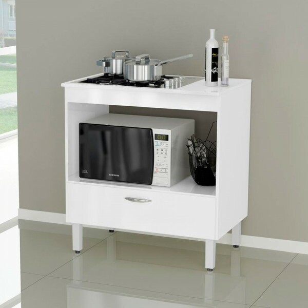 BALCAO DACHERI P/COOKTOP 1G FLORIDA 80CM BRANCO BALCAO DACHERI P/COOKTOP 1G FLORIDA 80CM BRANCO