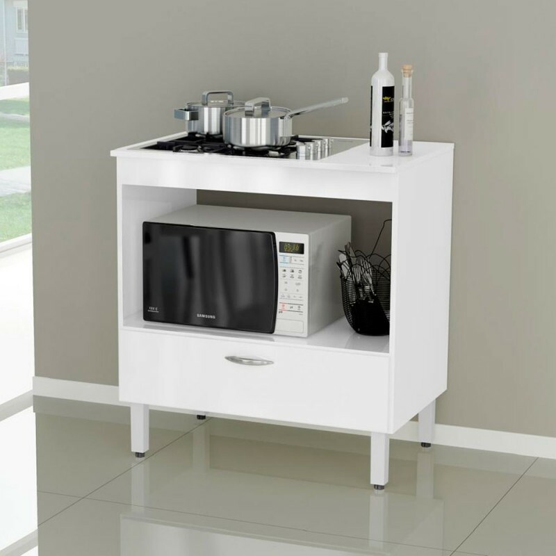 BALCAO DACHERI P/COOKTOP 1G FLORIDA 80CM BRANCO BALCAO DACHERI P/COOKTOP 1G FLORIDA 80CM BRANCO