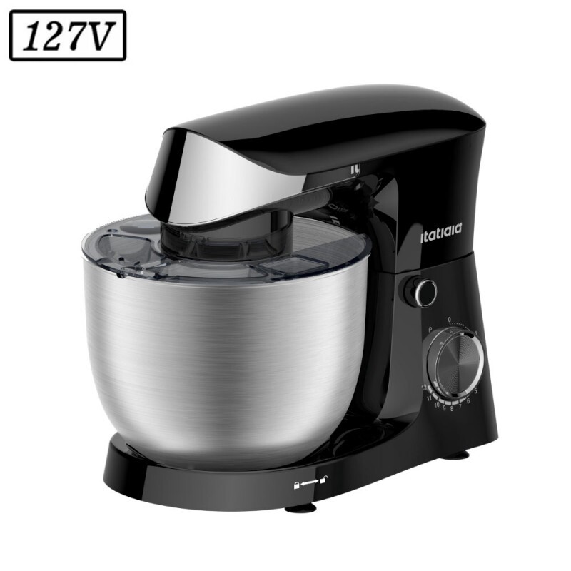BATEDEIRA ITATIAIA BPMID1003 MIDI 1 TIGELA 12 VEL 1000W 127V INOX/PRETO BATEDEIRA ITATIAIA BPMID1003 MIDI 1 TIGELA 12 VEL 1000W 127V INOX/PRETO