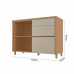 BALCAO NESHER 1P 3G CONDESSA 120CM CARVALHO/GREIGE 501019 BALCAO NESHER 1P 3G CONDESSA 120CM CARVALHO/GREIGE 501019
