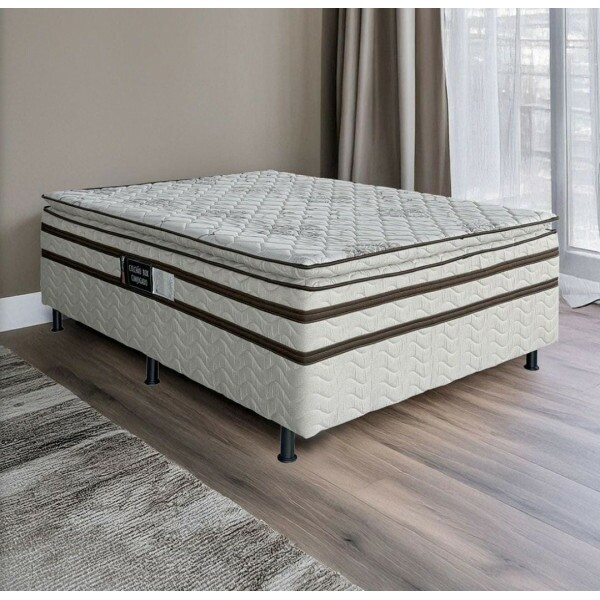 CAMA BOX D28 138X188X64 DESIGN MASTER C/PILLOW CAMA BOX D28 138X188X64 DESIGN MASTER C/PILLOW