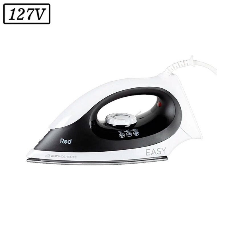 FERRO DE PASSAR RED MOBILE EASY FP100 127V BRANCO/PRETO FERRO DE PASSAR RED MOBILE EASY FP100 127V BRANCO/PRETO
