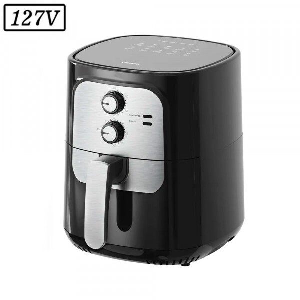 FRITADEIRA 5,5L GAABOR AIR FRYER VINTAGE AF-65M01AS 1400W 127V PRETO/PRATA FRITADEIRA 5,5L GAABOR AIR FRYER VINTAGE AF-65M01AS 1400W 127V PRETO/PRATA