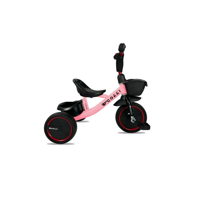 TRICICLO COLLI KIM C/ CESTINHA ROSA TRICICLO COLLI KIM C/ CESTINHA ROSA
