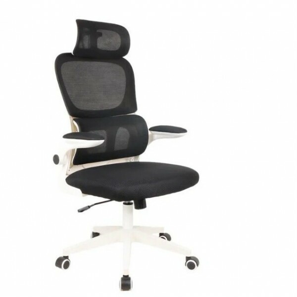 CADEIRA OFFICE MAXPRINT ARANTES PRETO/BRANCO