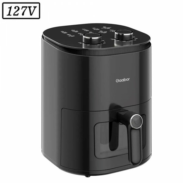FRITADEIRA 4,2L GAABOR AIR FRYER DUO ANALOGICA AF-45M02AS 127V PRETO FRITADEIRA 4,2L GAABOR AIR FRYER DUO ANALOGICA AF-45M02AS 127V PRETO