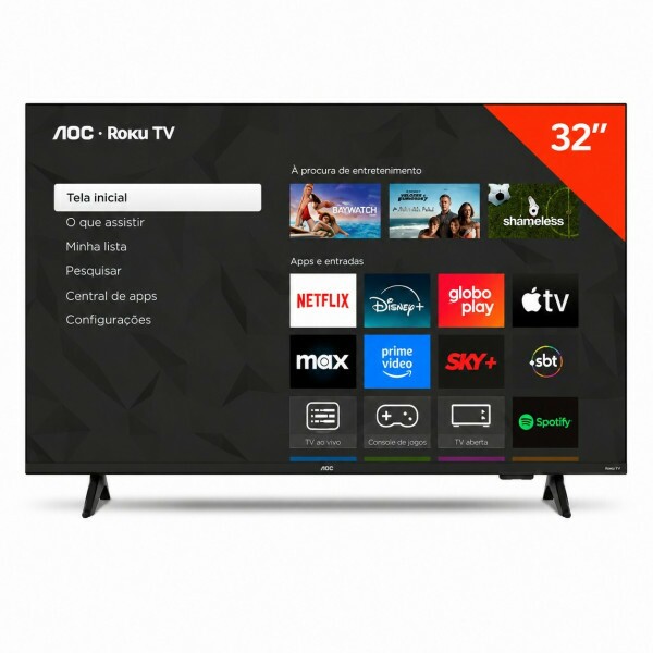 SMART TV AOC 32S5155/78G DLED 32" ROKU 3 HDMI 1 USB WIFI INTEGRADO