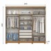 ROUPEIRO 6P. ABRIR 3G HENN NEW JADE CINAMOMO/OFF WHITE ROUPEIRO 6P. ABRIR 3G HENN NEW JADE CINAMOMO/OFF WHITE